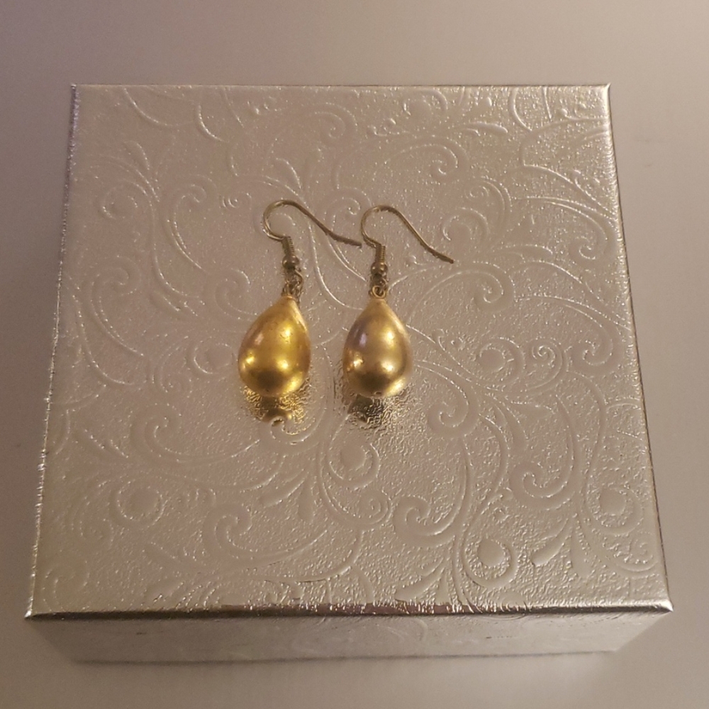 Vintage drop dress earrings